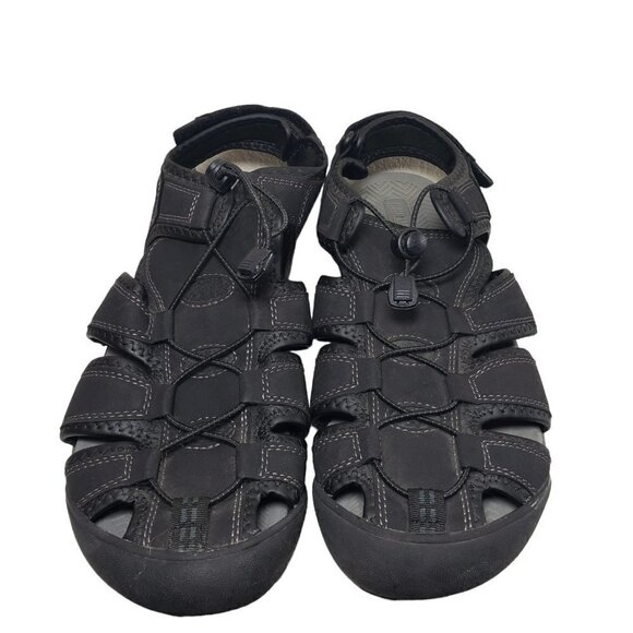 Khombu Mens Black Travis Closed Toe Active Sport Sandals Water Shoes Size 12 - Picture 1 of 6